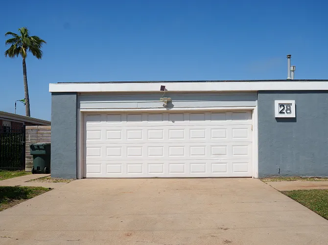 Garage door repair before